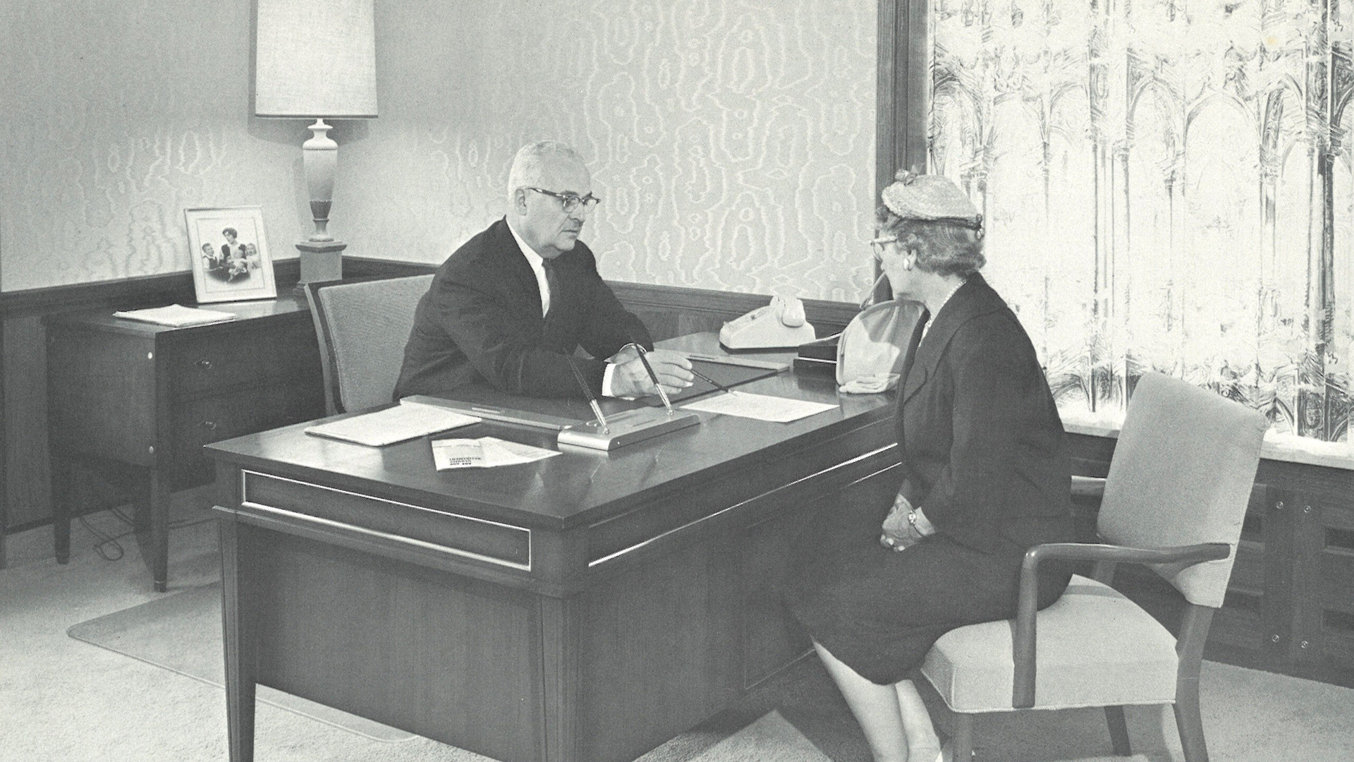 STRS Ohio benefits counseling session in 1962